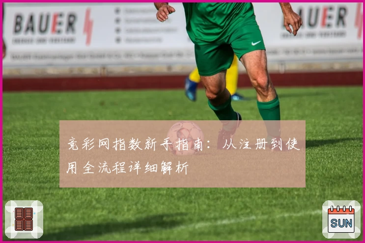 竞彩网指数新手指南：从注册到使用全流程详细解析